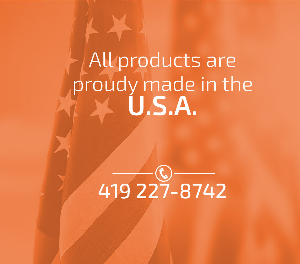All products are proudly made in the U.S.A.